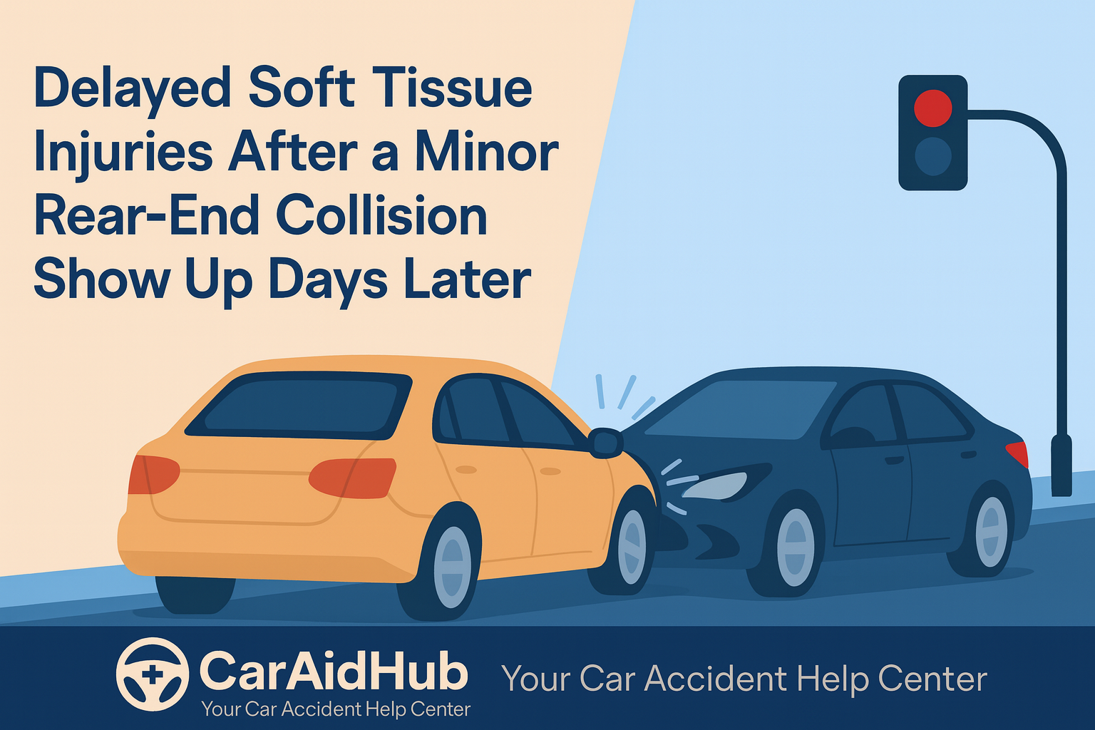 Delayed Soft Tissue Injuries After a Minor Rear-End Collision: Why Pain Shows Up Days Later
