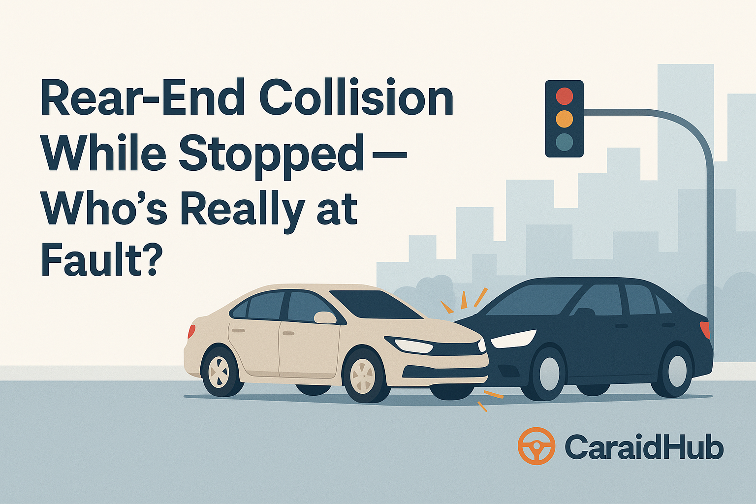 Rear-End Collision While Stopped — Is the Driver Behind Always at Fault?