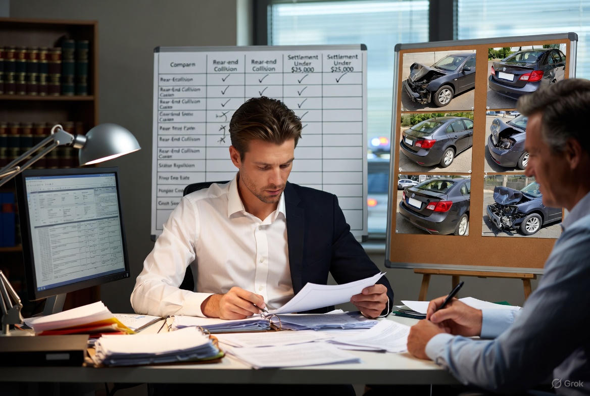 Rear-End Collision Settlements Under $25,000: What These Cases Have in Common