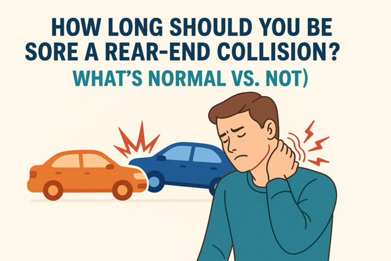 Normal Collision How Long Should You Be Sore After a Rear-End Collision? (What’s Normal ...